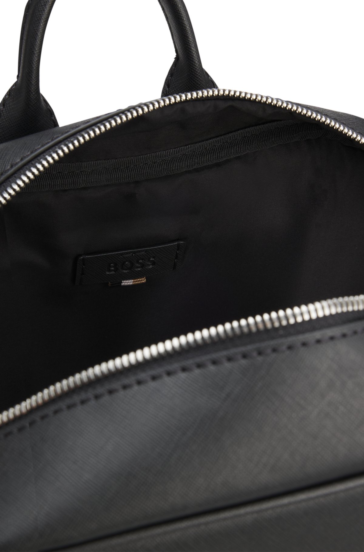 Mochila con logotipo estampado en foil