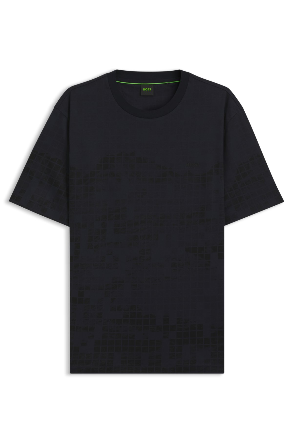 Camiseta estampada de algodón mercerizado