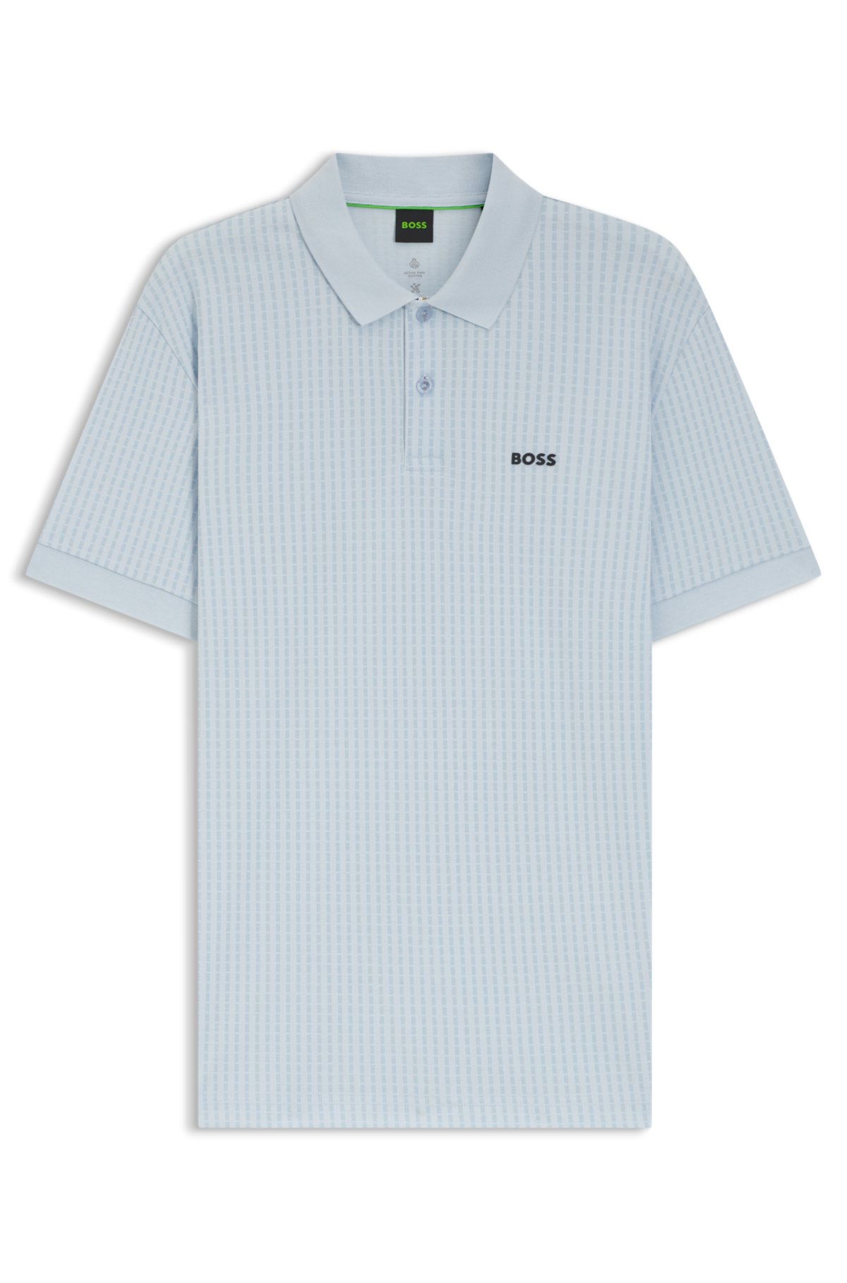Camiseta de piqué de algodón con estampado integral