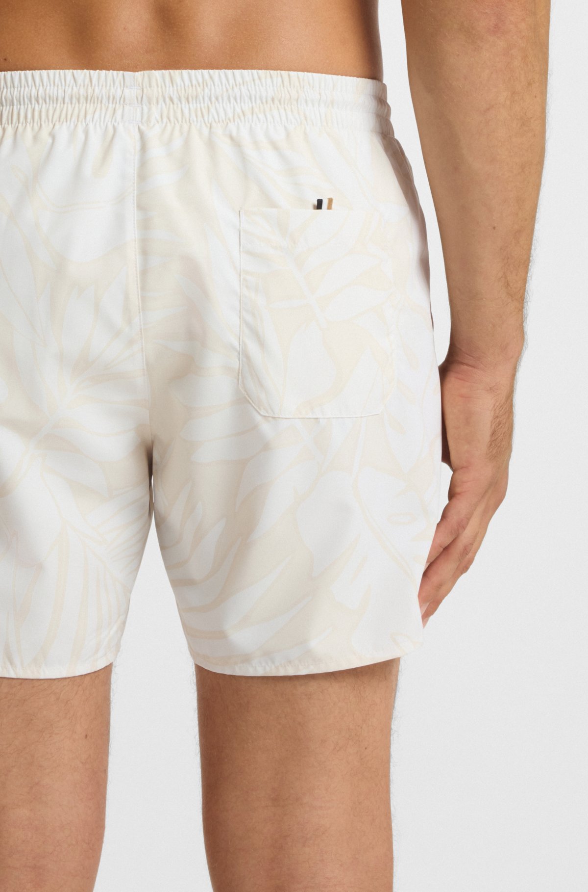 Bermudas de baño con estampado integral