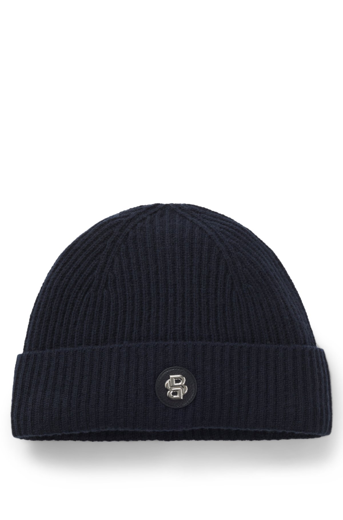 Gorro de lana y cashmere con monograma Double B