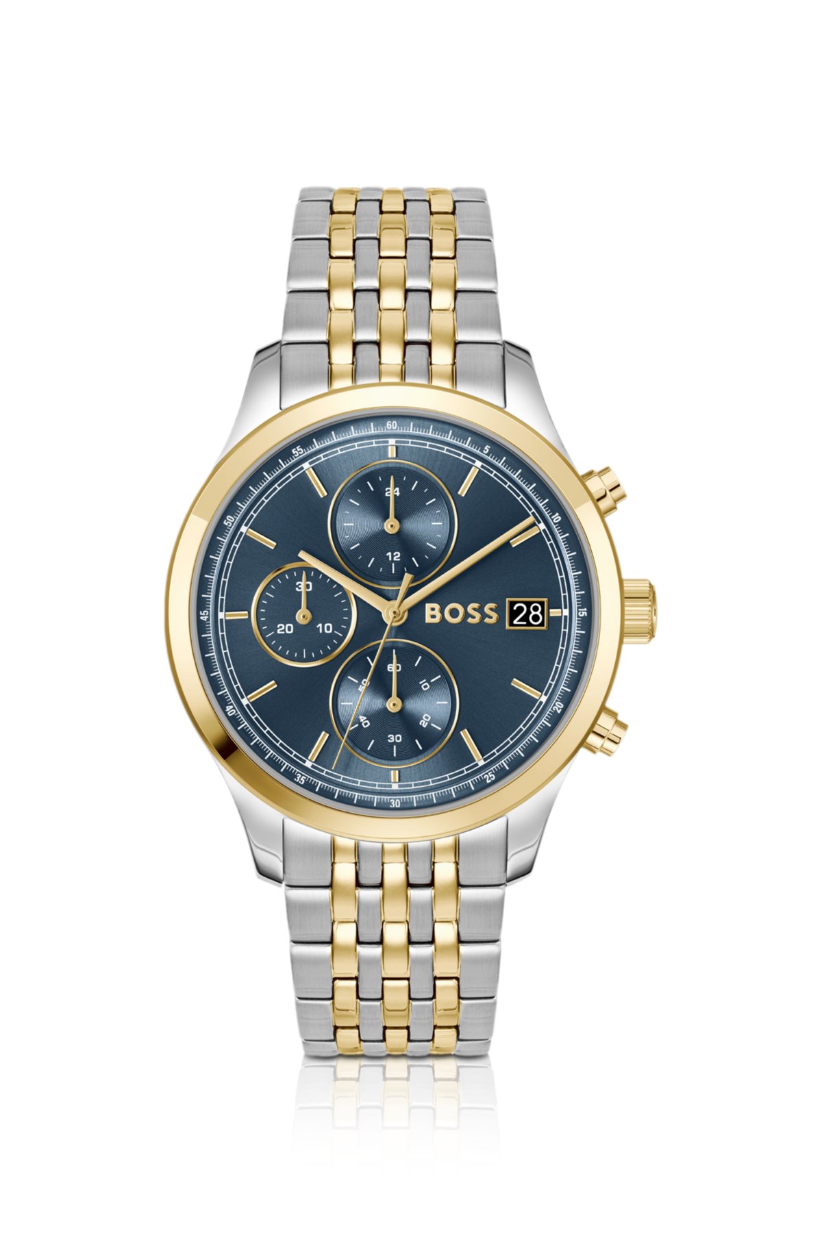 Reloj cronógrafo Stratus en acero bicolor