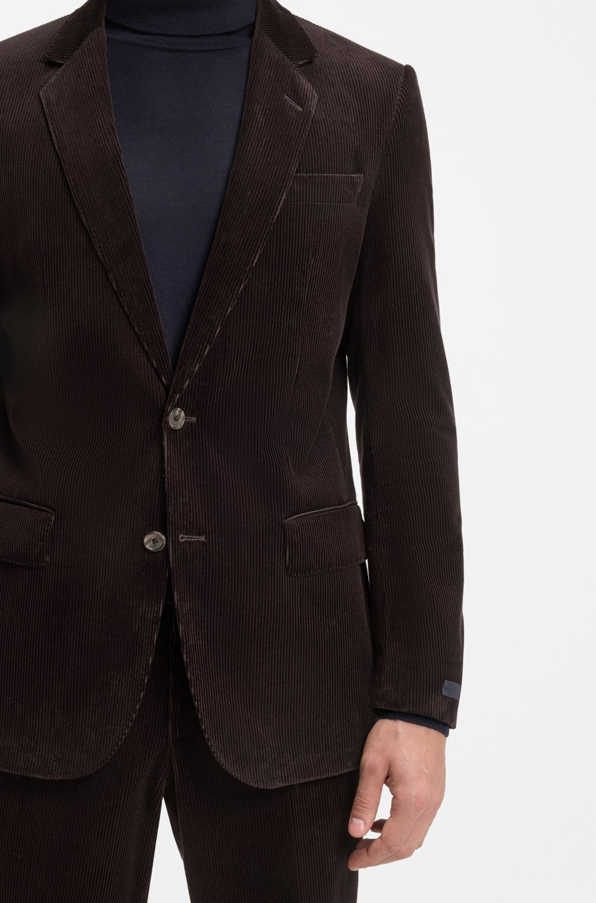 Chaqueta BECKHAM x BOSS en algodón con rayas