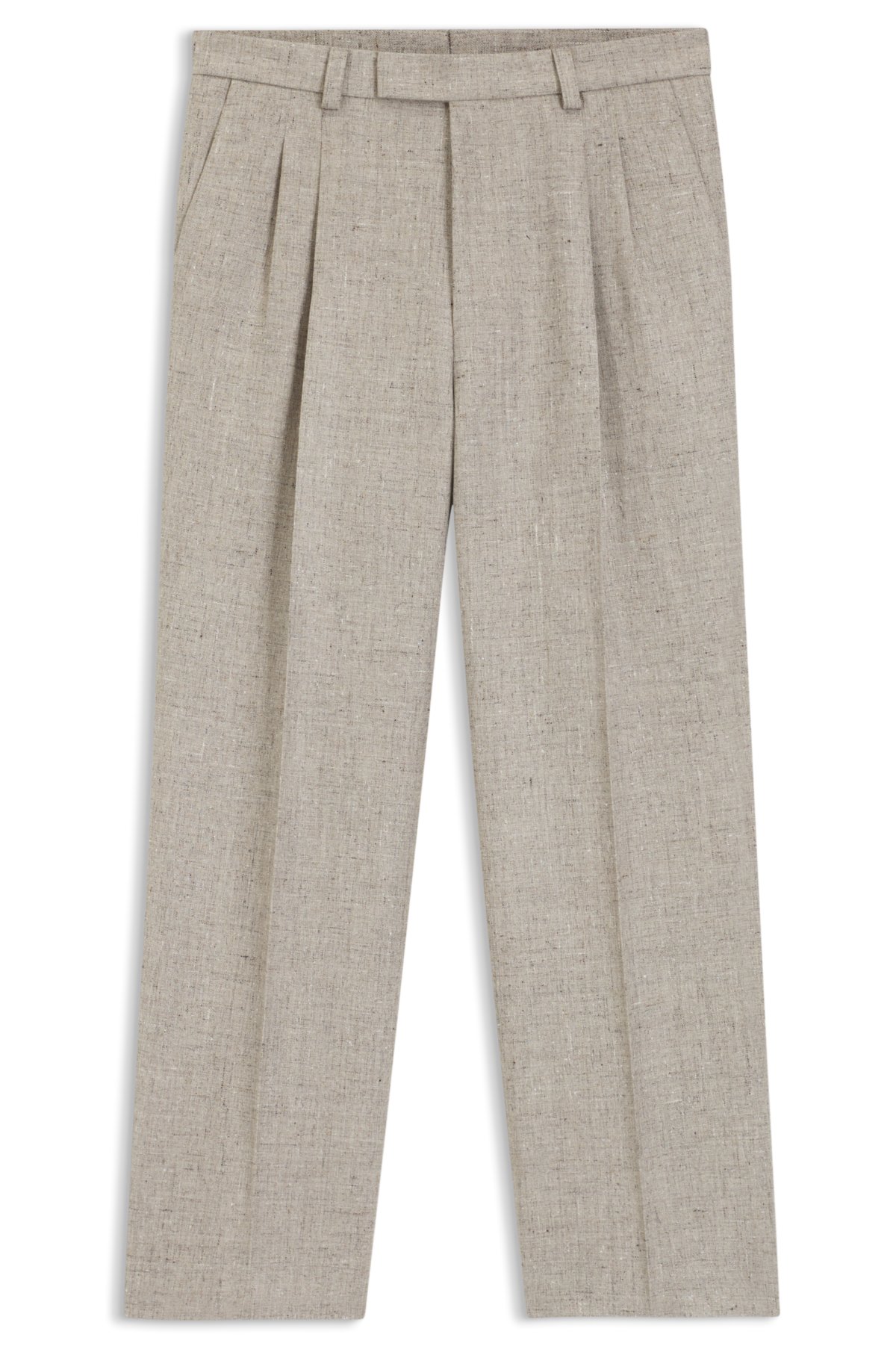 Pantalones con estampado microscópico en corte amplio