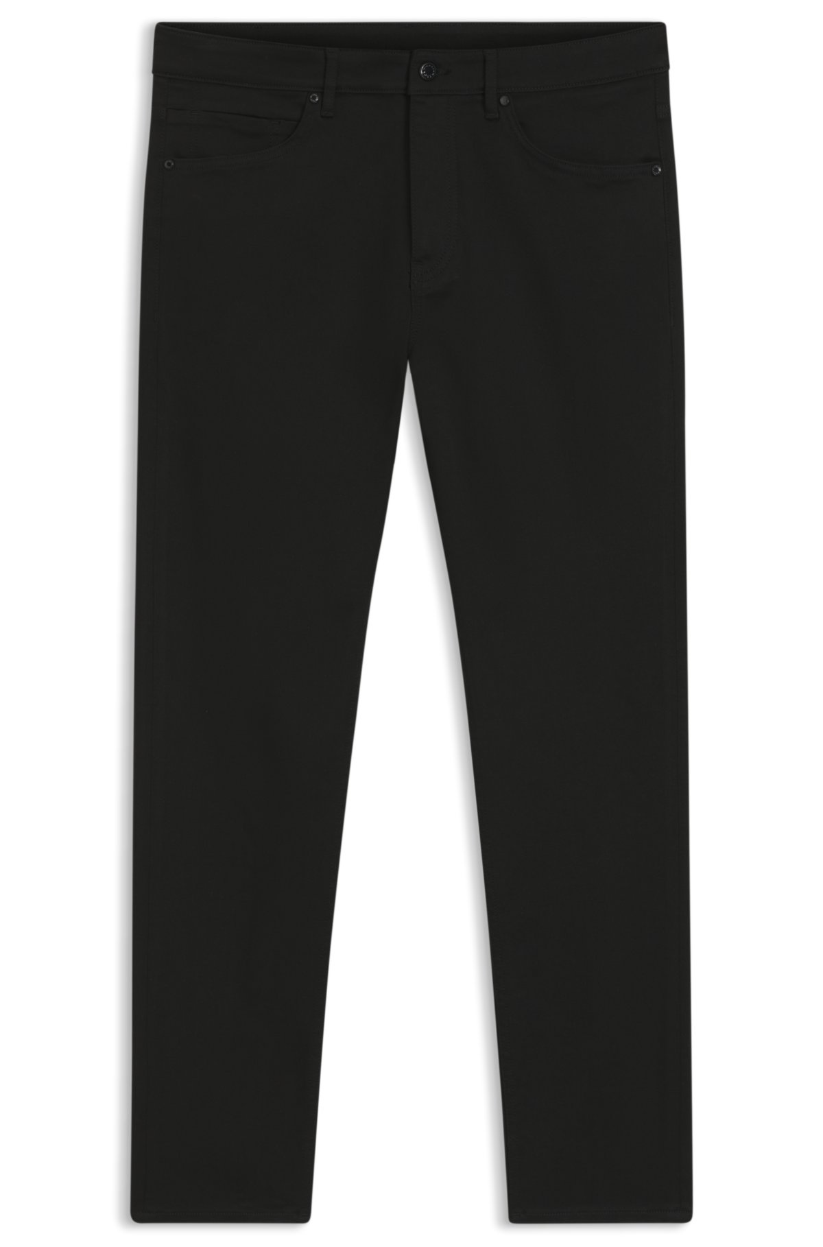 Pantalones tapered-fit de denim elástico con diseño Porsche x BOSS