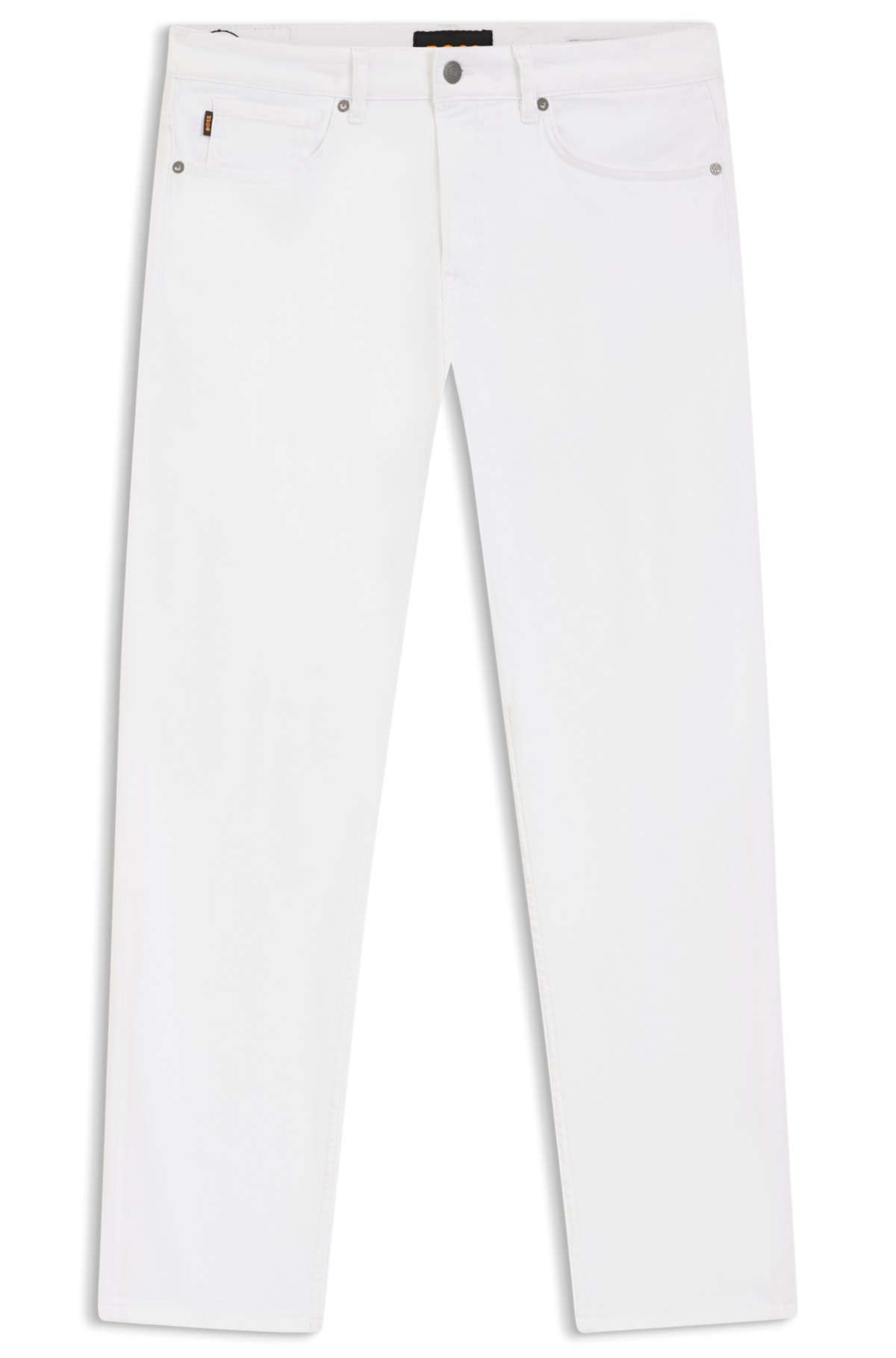 Pantalones vaqueros de corte regular de Maine en denim blanco soft-motion