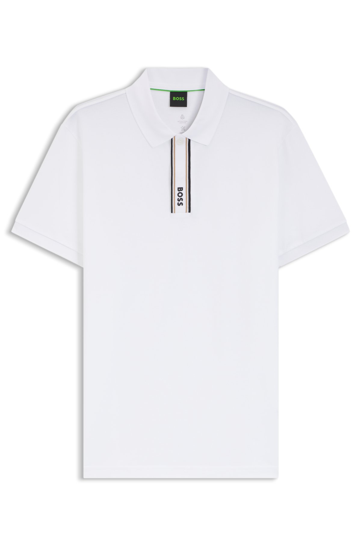 Camiseta de paddy con placa con logo
