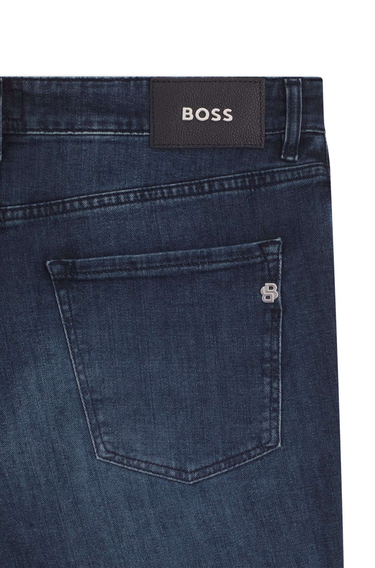 Pantalones vaqueros de corte regular de Maine en denim con elasticidad confortable