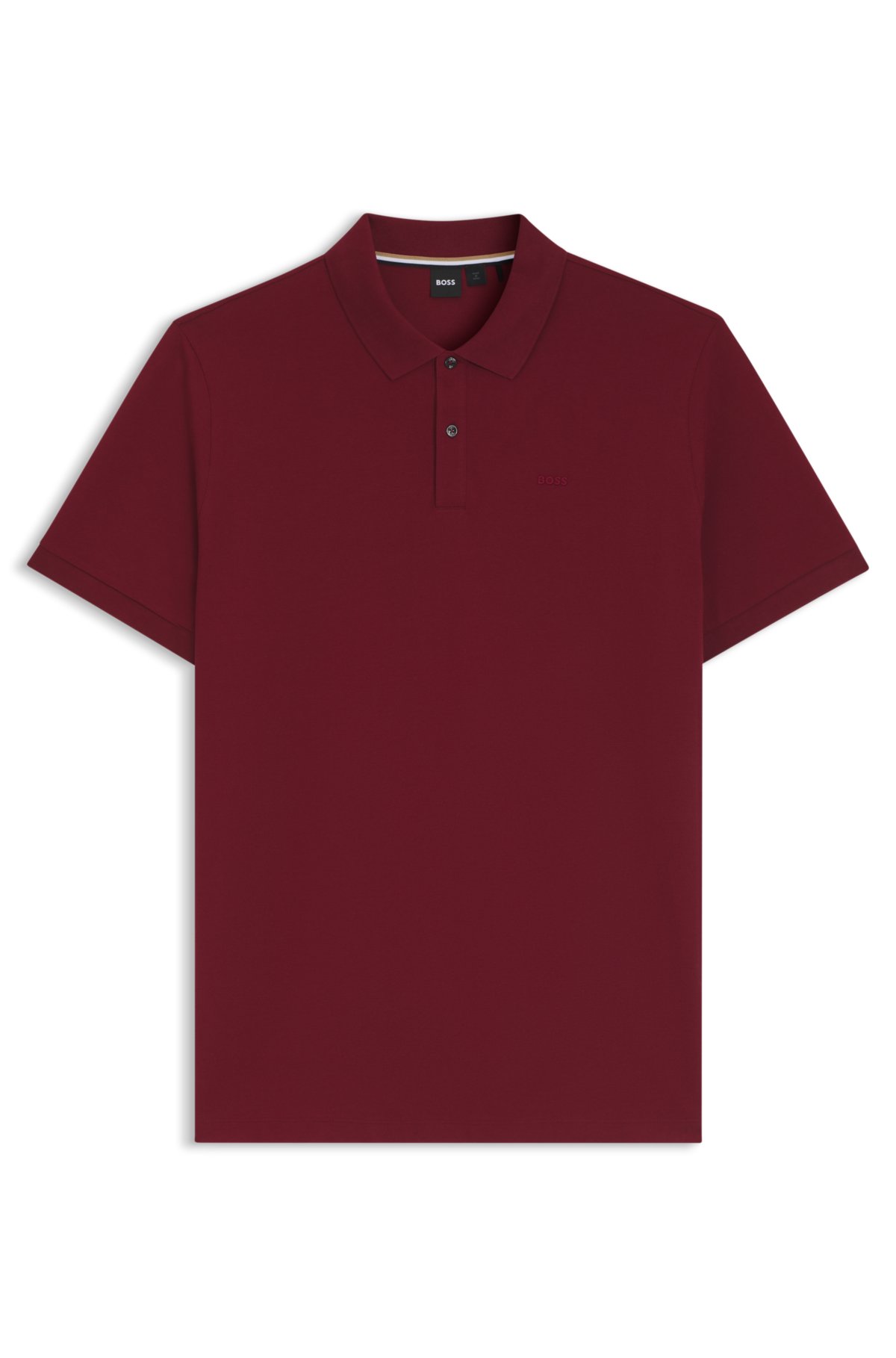 Camiseta polo Pallas de piqué de algodón con detalles del logotipo