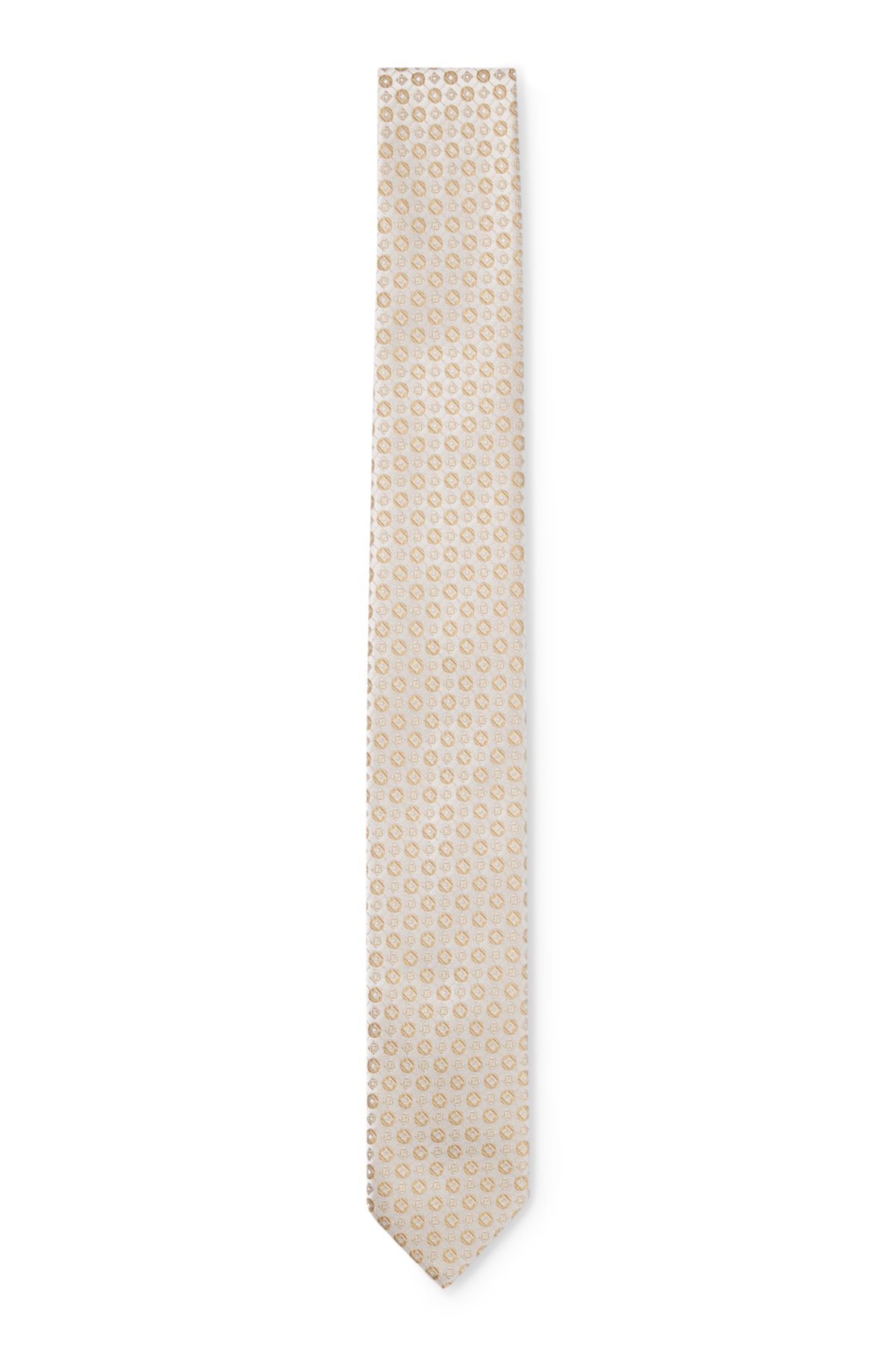 Nómina de seda con estampado jacquard