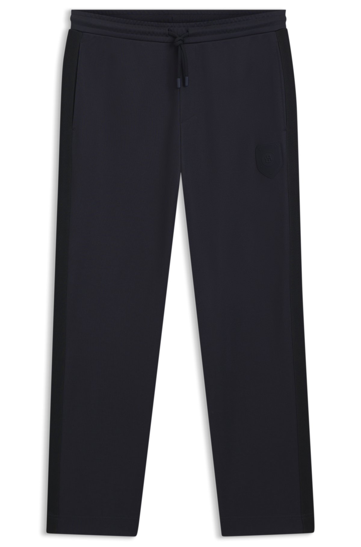Pantalones de chándal con logo crest en corte regular