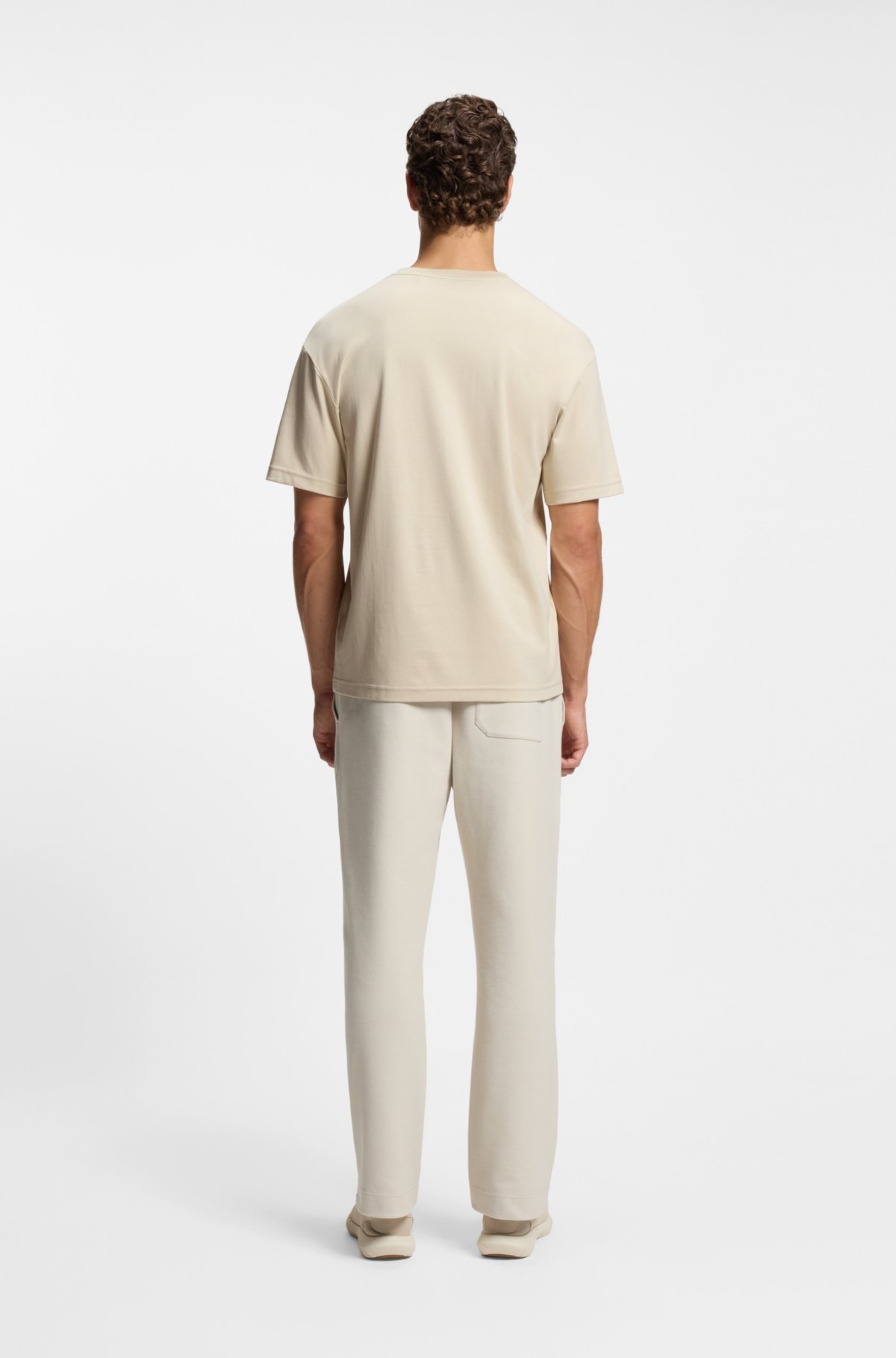 Camiseta con diseño de tenis en algodón Pima