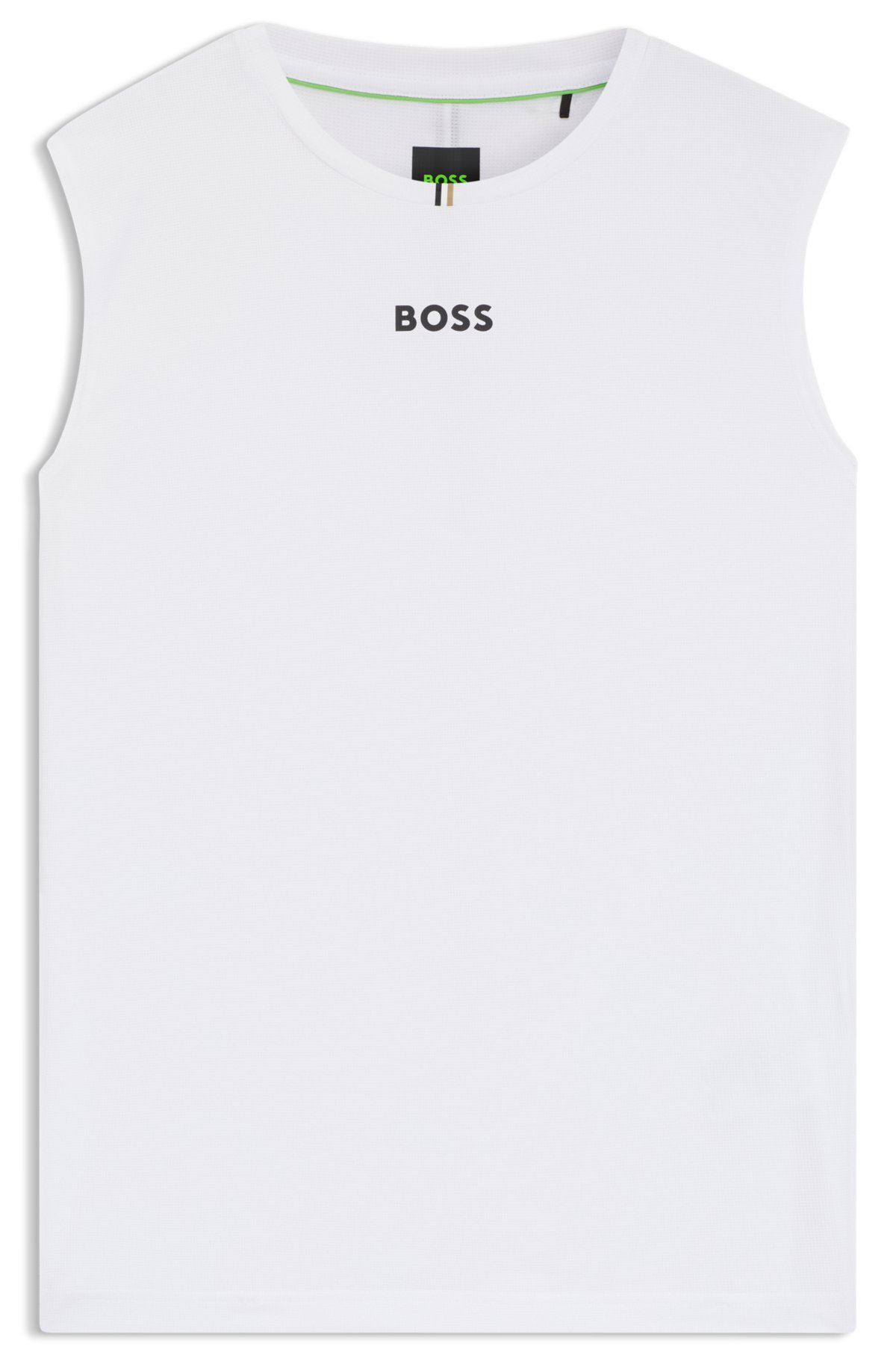 Camiseta deportiva de secado rápido con logotipo contrastante