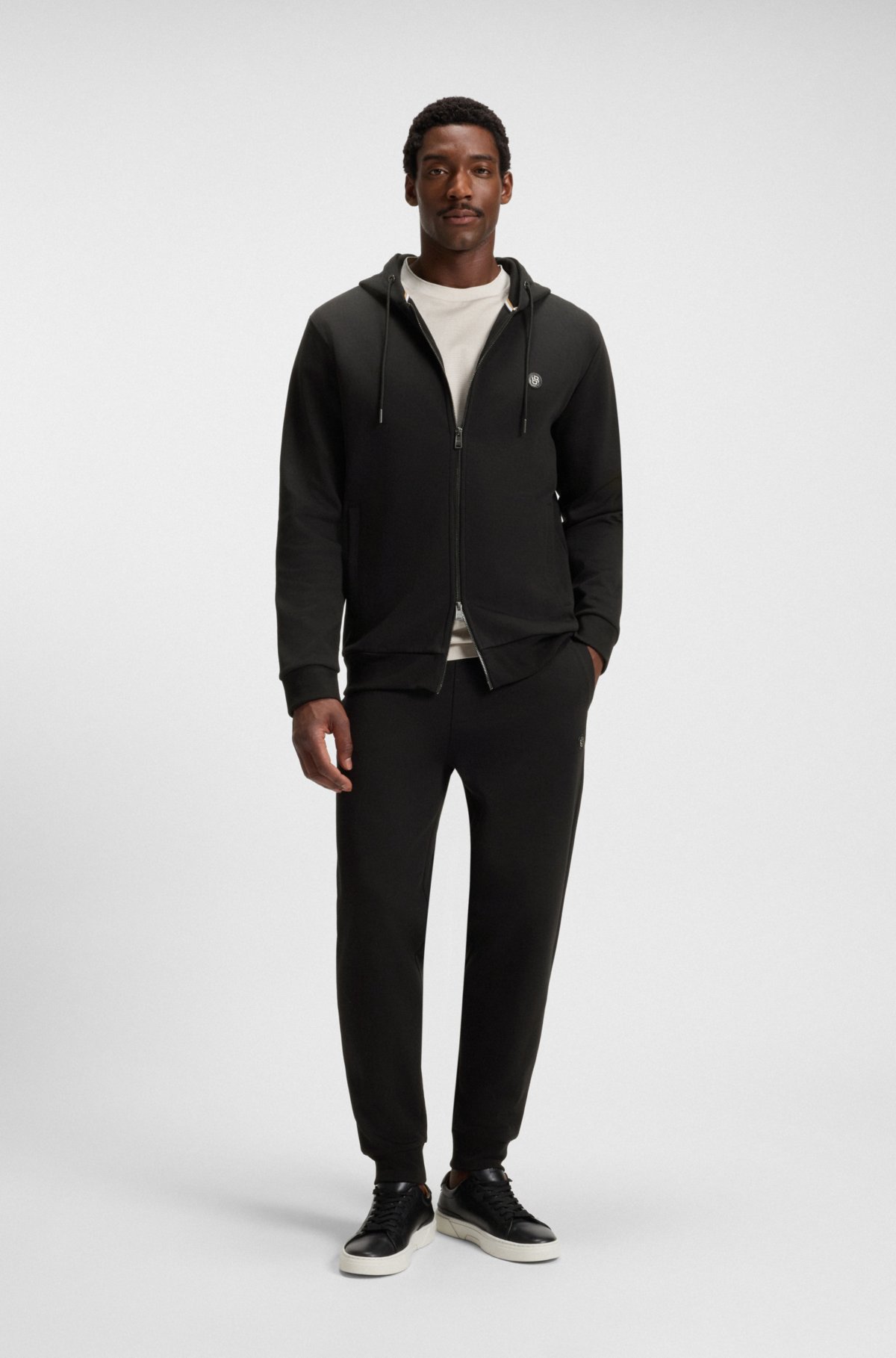 Pantalones de chándal de mezcla de algodón con monograma Double B