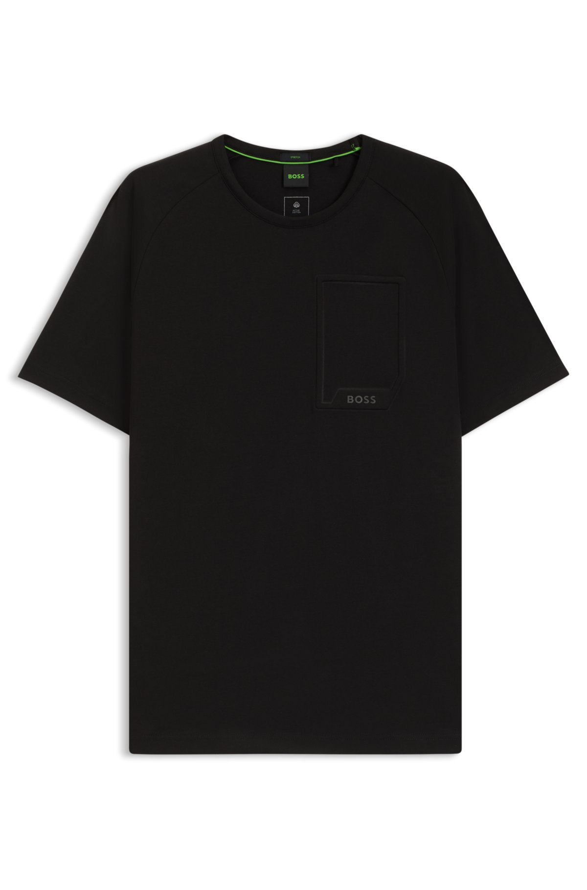 Camiseta de algodón elastizado con comodidad transpirable