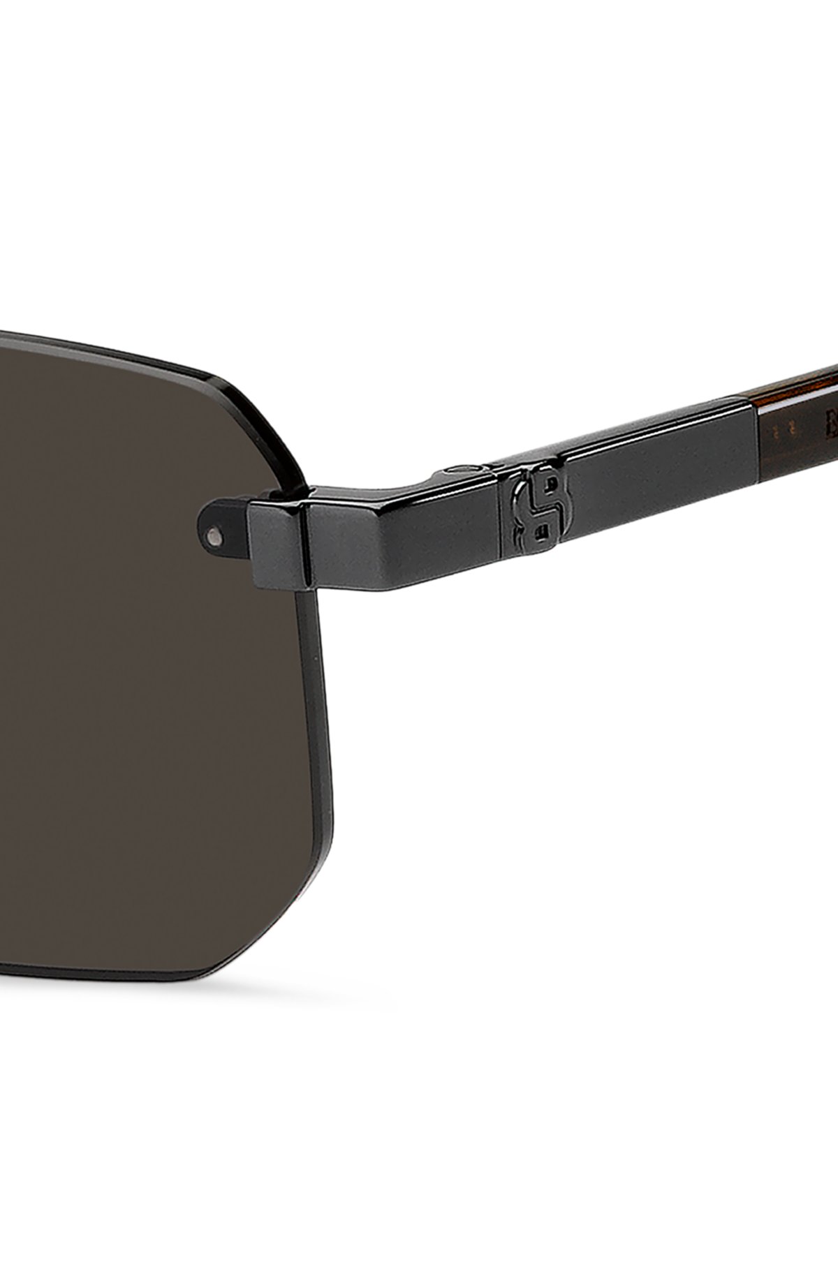 Gafas de sol sin montura con monograma Double B